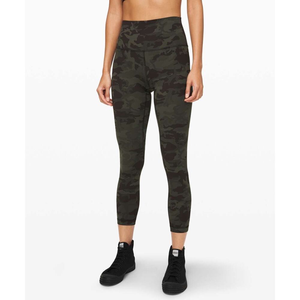 Lululemon Align Pant II 25" Incognito Camo Multi Gator Green - Size: 12